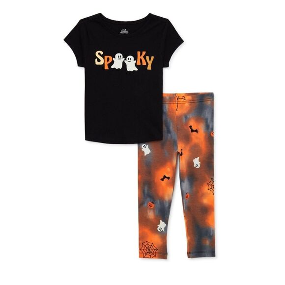 NWT Way to celebrate Short-Sleeve T-Shirt and Leggings outfit set Size 2T - Picture 1 of 7